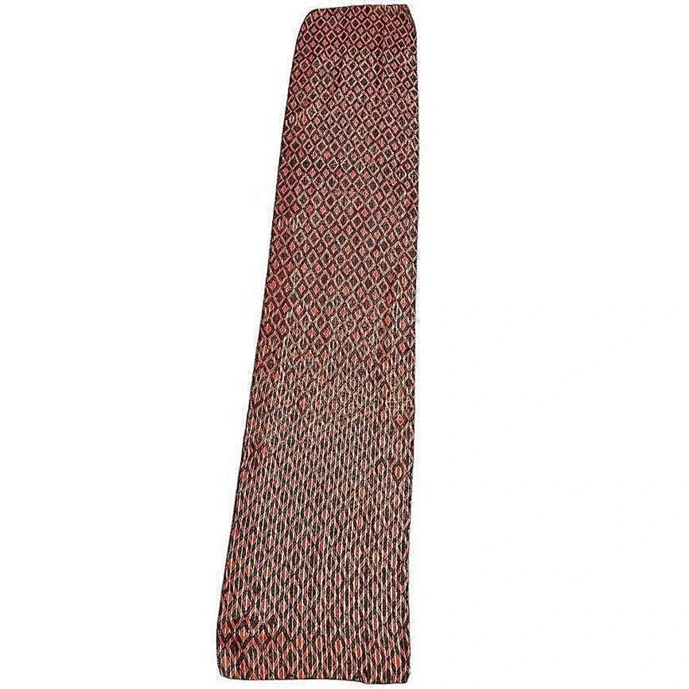 Unbranded‎ Scarf Women Small Red Excellent Diamond Print Geometric Lightweight